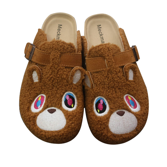 Bearkenstock Men's Fur Clogs