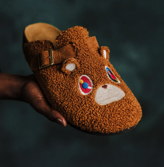 Bearkenstock Men's Fur Clogs