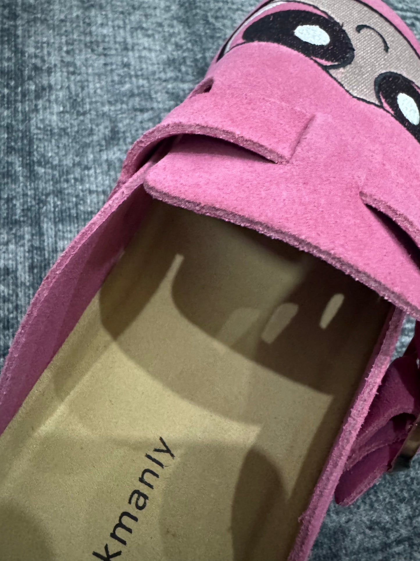 Powerpuff Girls Suede Clogs for Women  Cork Footbed Leather Mules
