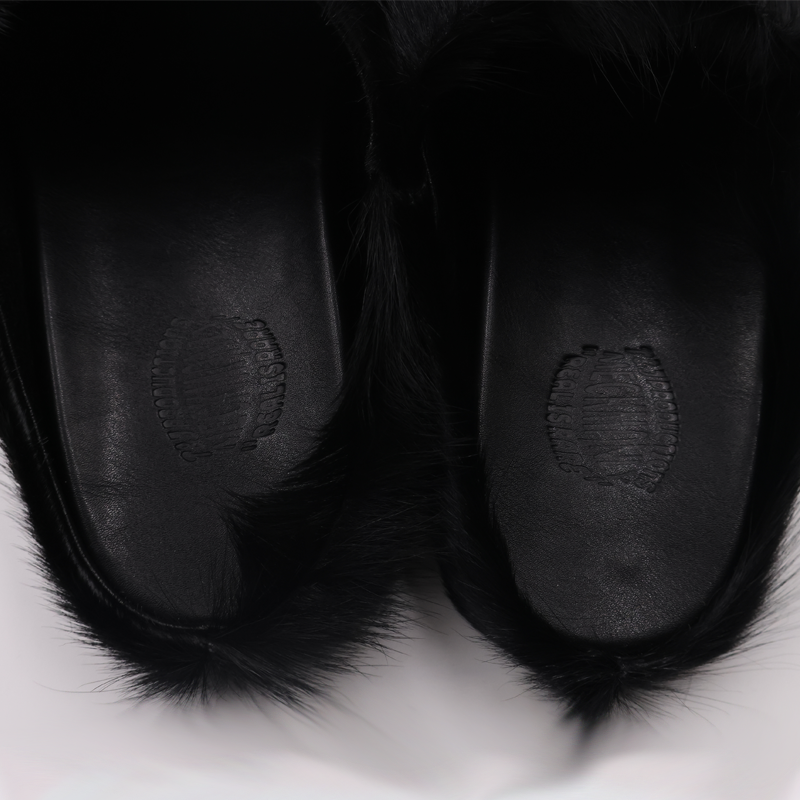 Meckmanly Skeleton Hand Plush Slippers | Gothic Cozy House Shoes